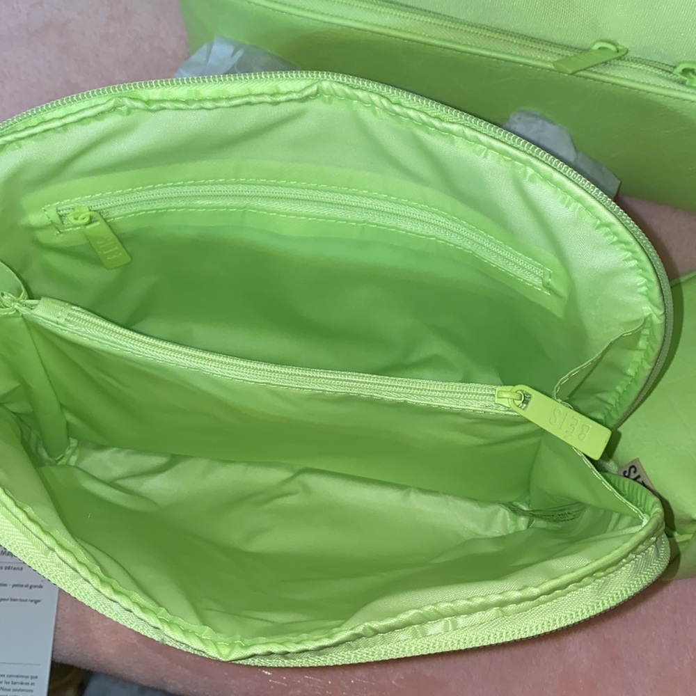 NFS💢 3 pc SET BEIS CITRON WEEKENDER & COSMETIC POUCHES - Picture 6 of 13